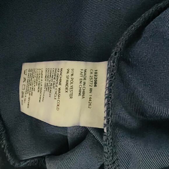 Dex Velvet Short Sleeve Wrap Dress Size S Small NWT Navy - Picture 6 of 9